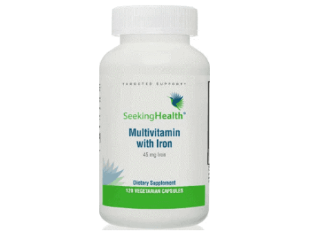 Multivitamin With Iron - 120 Vegetarian Capsules - Seeking Health For Sale