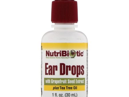 Ear Drops with Grapefruit Seed Extract plus Tea Tree Oil 30ml - NutriBiotic Cheap