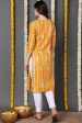 Ahika Printed Yellow Cotton Fabric Kurti Online