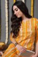 Ahika Printed Yellow Cotton Fabric Kurti Online