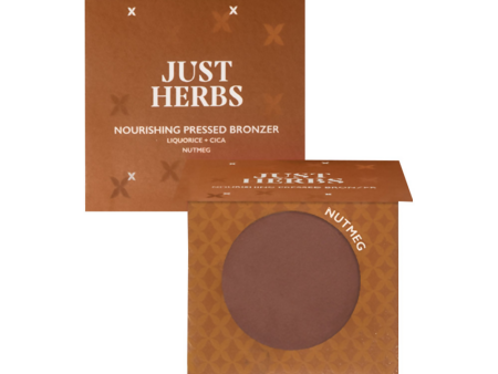 Just Herbs Nourishing Pressed Bronzer - Nutmeg Online now