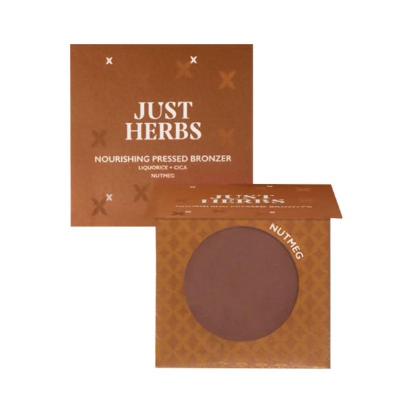 Just Herbs Nourishing Pressed Bronzer - Nutmeg Online now