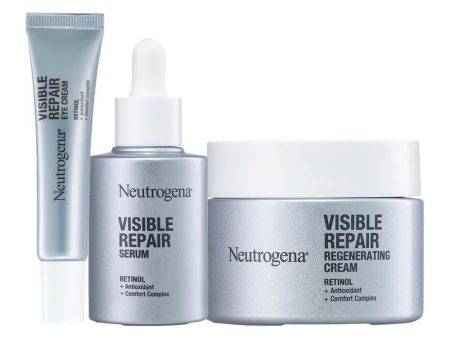 Neutrogena Visible Repair Day + Night Retinol Combo for Anti-Ageing, Face Wrinkles, Fine Lines Hot on Sale