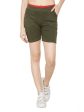 Asmaani Olive Green Color Short Pant with Two Side Pockets Online now