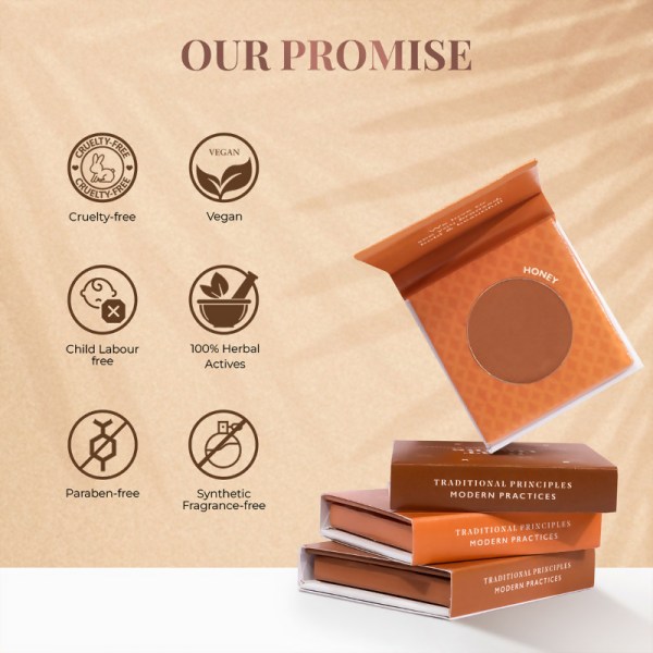 Just Herbs Nourishing Pressed Bronzer - Nutmeg Online now