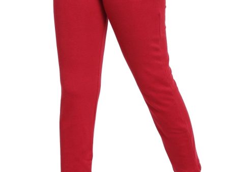 Asmaani Red color Hosiery Lower with Two Side Pockets. Online Sale