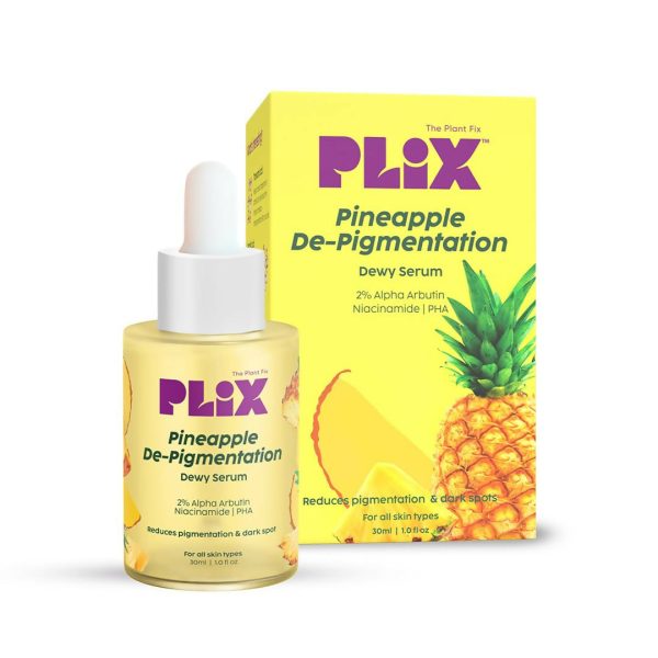 PLIX The Plant Fix 2% Alpha Arbutin Pineapple De-Pigmentation Dewy Face Serum For Pigmentation & Dark Spots Removal Online now