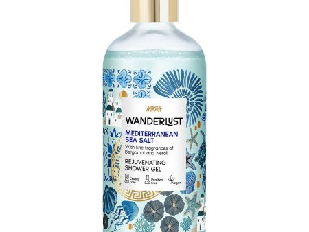 Wanderlust Mediterranean Sea Salt Body wash with Fresh Aquatic Scent Online now