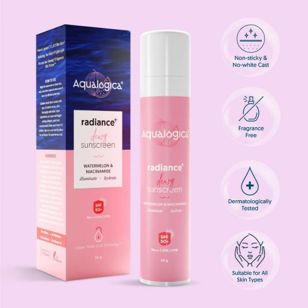 Aqualogica Glow+ & Radiance+ Sunscreen Combo For Ultra Sun Protection For Cheap