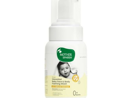 Mother Sparsh Simply Unscented Foaming Baby Face & Body Wash With Natural Oatmeal Fashion