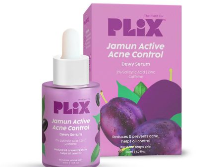 PLIX The Plant Fix 2% Salicylic Acid Jamun Active Acne Control Dewy Serum For Active Acne & Dark Spot Reduction Sale