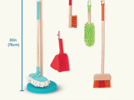 Nesta Toys Wooden Cleaning Set (6Pcs) For Sale