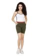 Asmaani Olive Green Color Short Pant with Two Side Pockets Online now