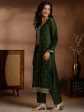 Libas Green Embroidered Silk Blend Straight Suits With Dupatta Online now