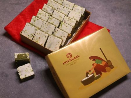 Pothgaal Sweets Pista Fruit Burfi Fashion