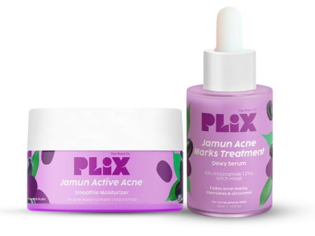 PLIX The Plant Fix Niacinamide Jamun Moisturizer and Serum Combo Sale