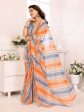 Designer Partywear Multi Georgette Fancy Saree - Satrangi Online