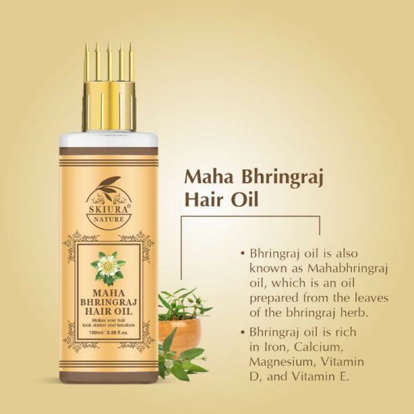 Skiura Nature Maha Bhringraj Hair Oil Fashion