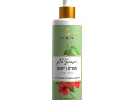 NatAura All Season Body Lotion With Avocado & Hibiscus on Sale