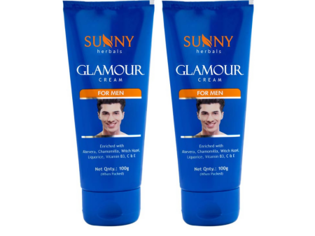 Sunny Herbals Glamour Cream For Men With Aloe Vera To Moisturize & Reduce Dark Spots Online